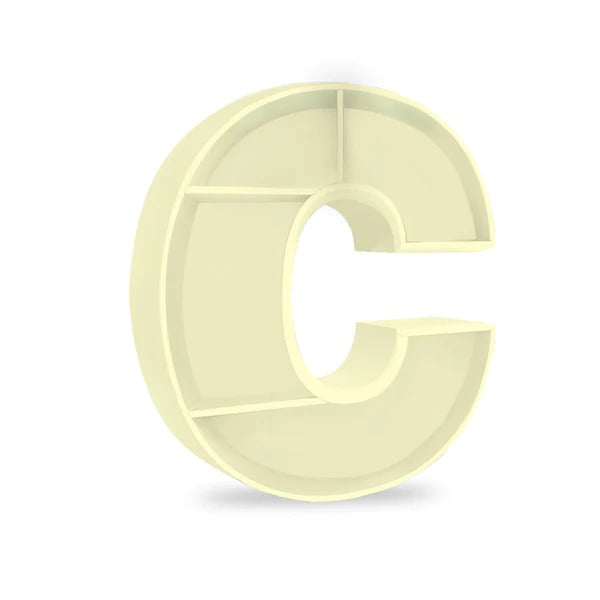 ALPHABET SHELF LETTER C