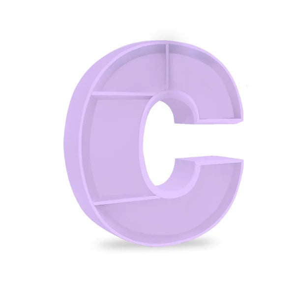 ALPHABET SHELF LETTER C