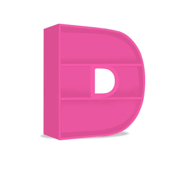 ALPHABET SHELF LETTER D