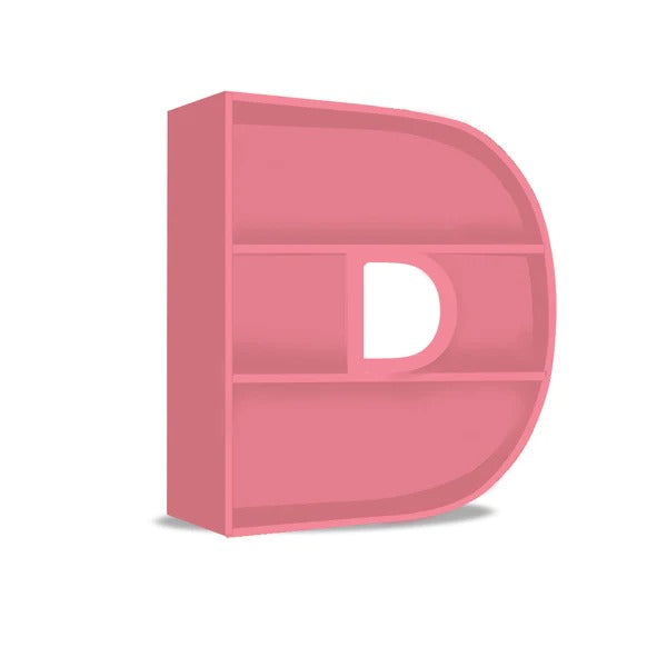 ALPHABET SHELF LETTER D