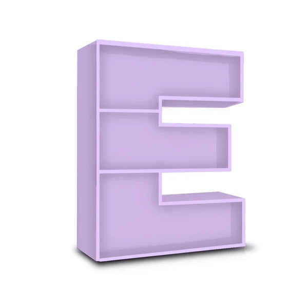 ALPHABET SHELF LETTER E