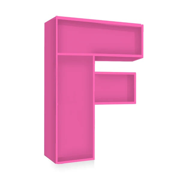 ALPHABET SHELF LETTER F