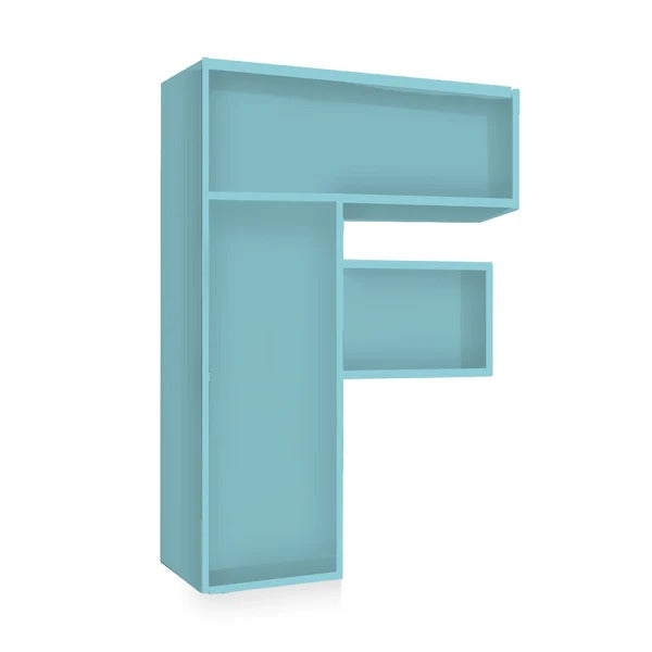 ALPHABET SHELF LETTER F