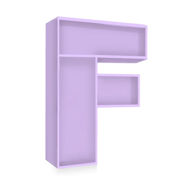 ALPHABET SHELF LETTER F