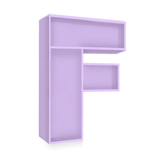 ALPHABET SHELF LETTER F