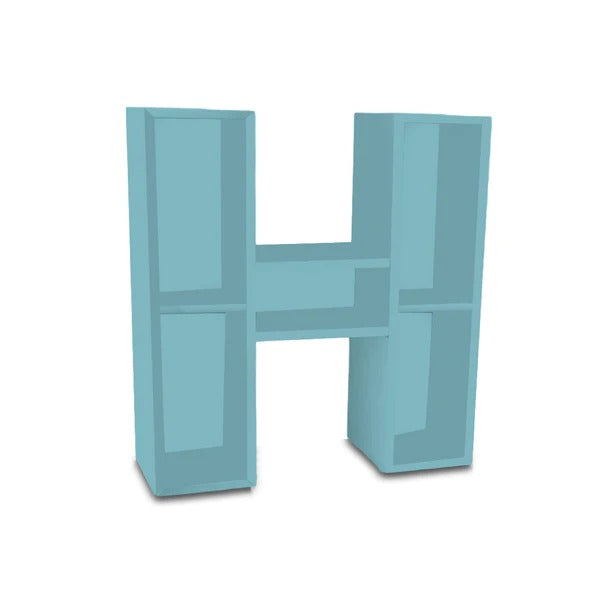 ALPHABET SHELF LETTER H