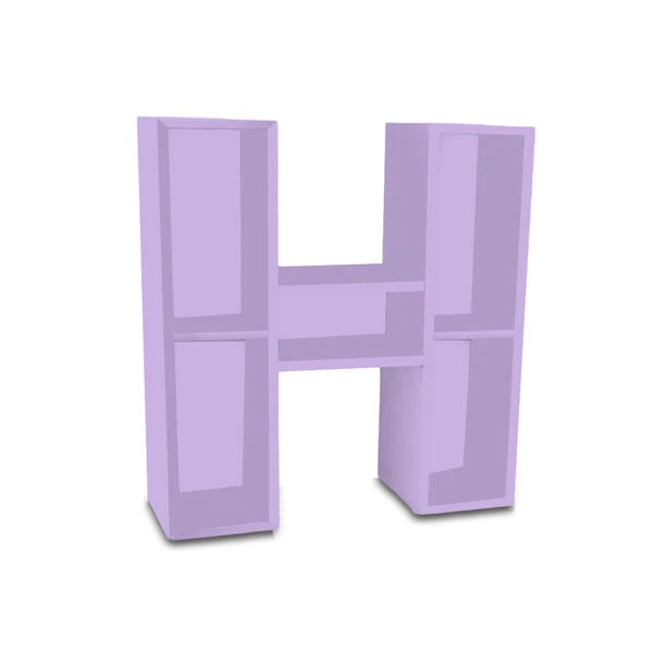 ALPHABET SHELF LETTER H