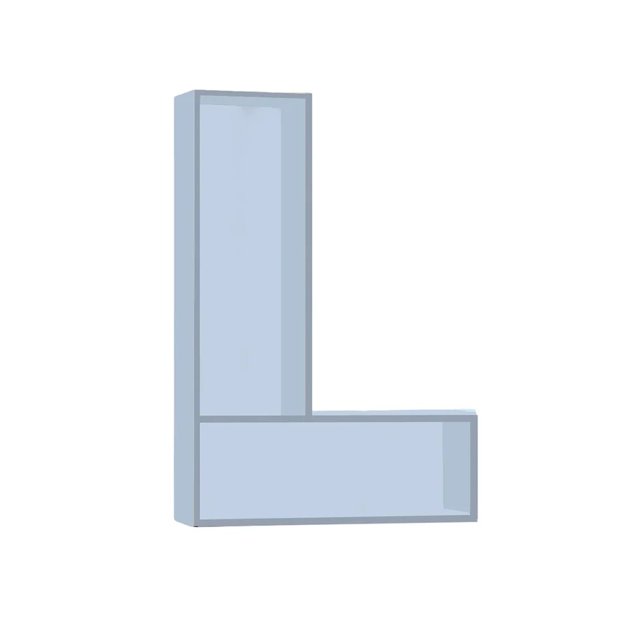 ALPHABET SHELF LETTER L