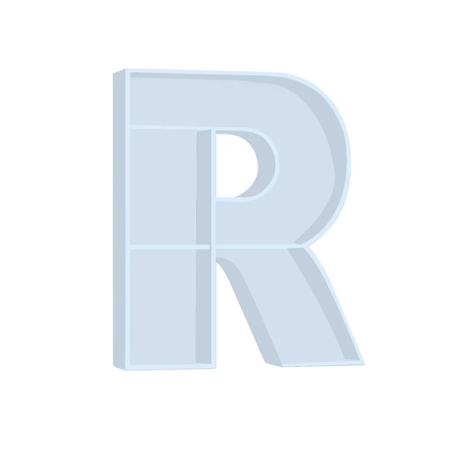 ALPHABET SHELF LETTER R